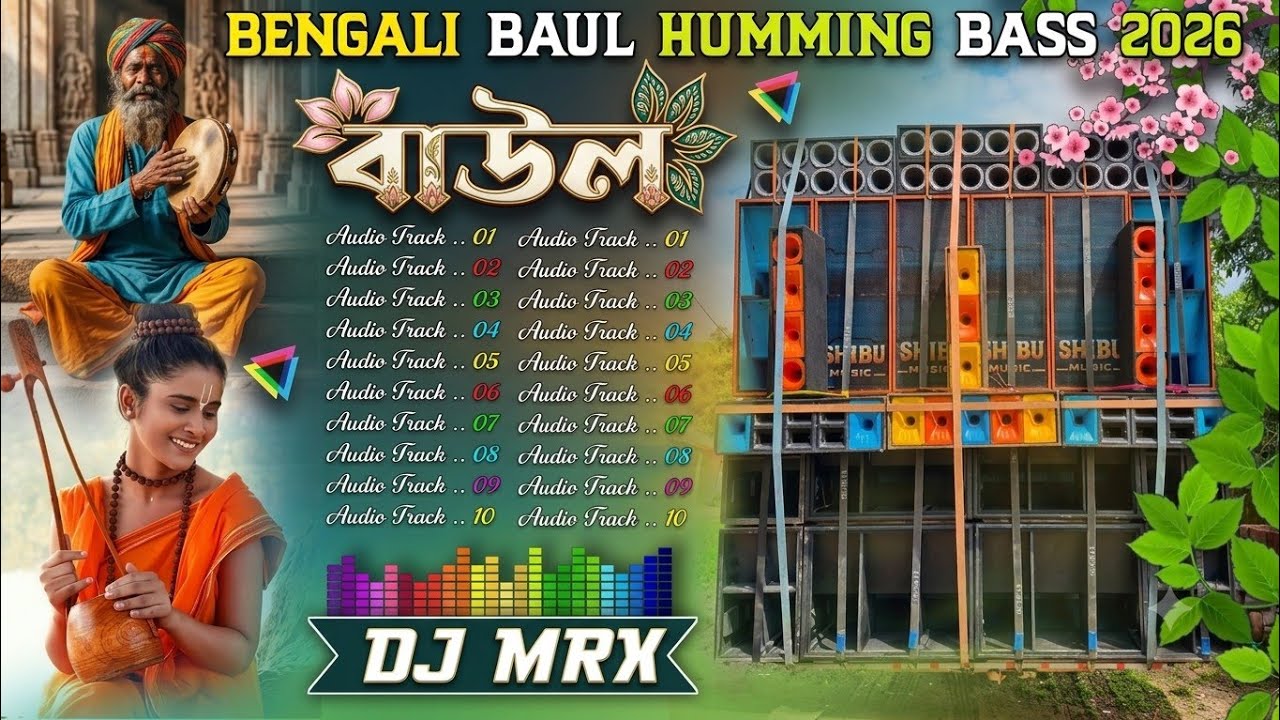 বাউল গান 🌸✨ Bengali Top To Hit Baul Humming Super Excited Dance Mix 2026 Dj Mrx Remix || Rx Remix .