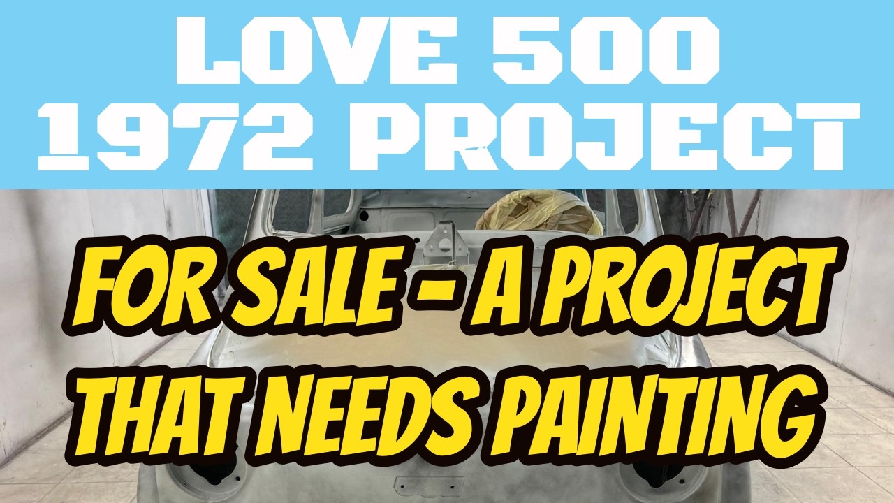 1972 Fiat 500 project for sale - Part completed, needs finishing. Rolls for loading.