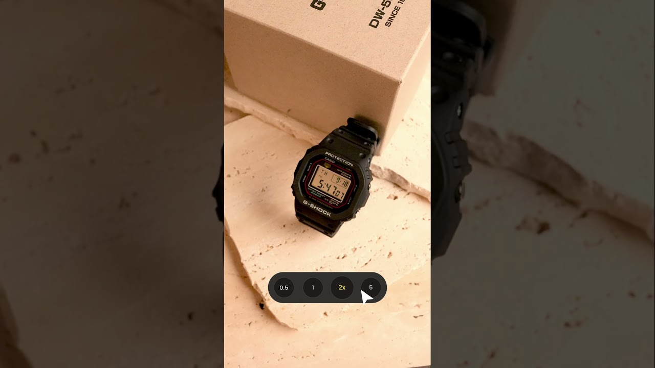 The DW-5000R-1ADR pays tribute to the original G-SHOCK