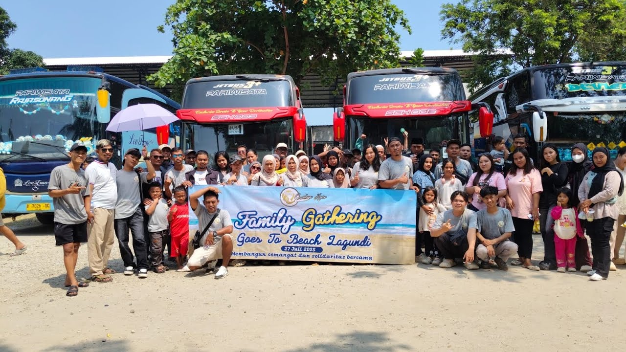 FAMILY GATHERING CAHAYA HAIR GOES TO PANTAI LAGUNDI ANYER