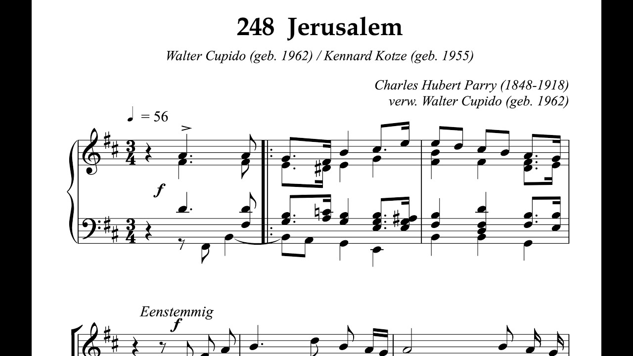 Afrikaans Hymnal 248 Jerusalem