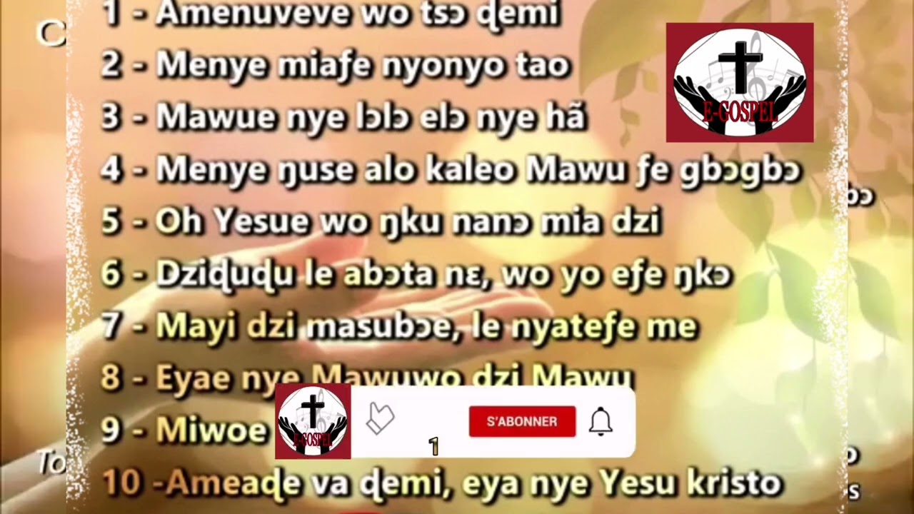 #Ewe_gospel top 10 titres ghanamix #music album @IsraelMaweta @peterking @MawutoTetey