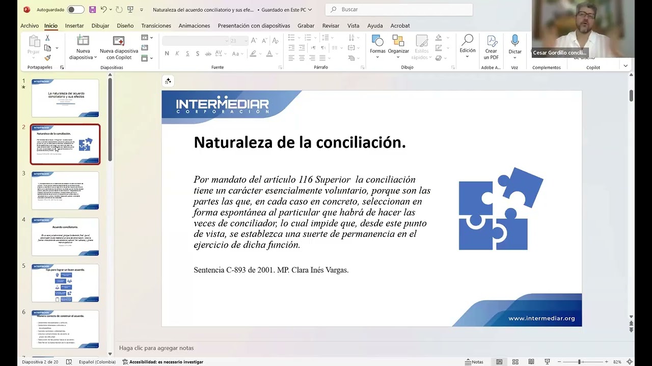 La naturaleza del acuerdo conciliatorio y sus efectos