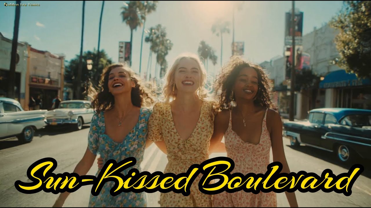 Sun-Kissed Boulevard - Girl Group Pop for a Summer Drive - GoldenEraTunes ☀️
