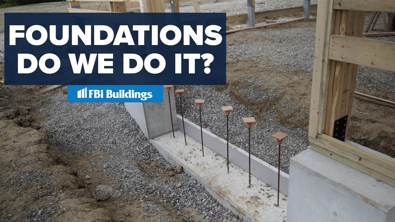 Does FBi Buildings Handle Pole Barn Foundation Work?