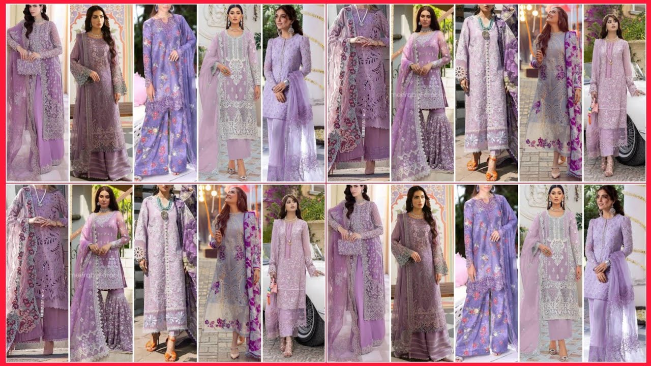 Eid special dressing ideas/2026/ purple 🟣💜 dress designing ideas for girls 