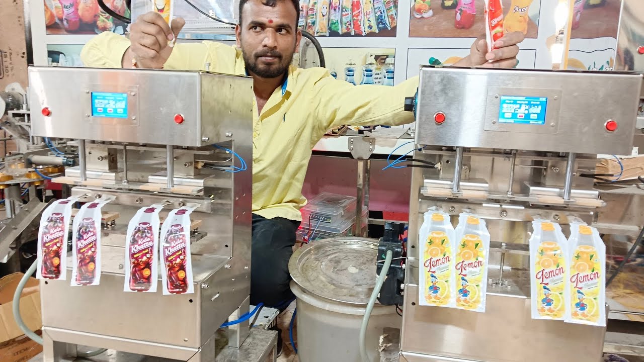 4 nozzle automatic pouch filling machine low cost