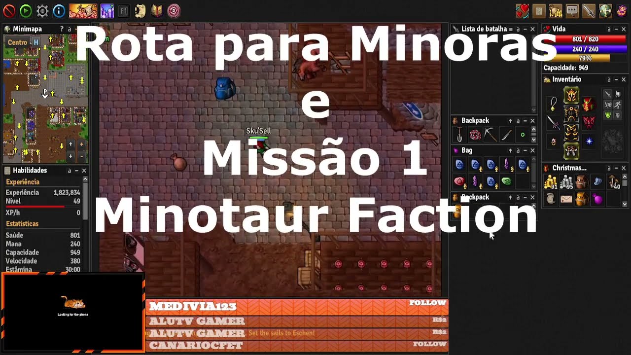 Rota Para Minoras (Mintwallin) Cidade Minotauro - Medivia Online