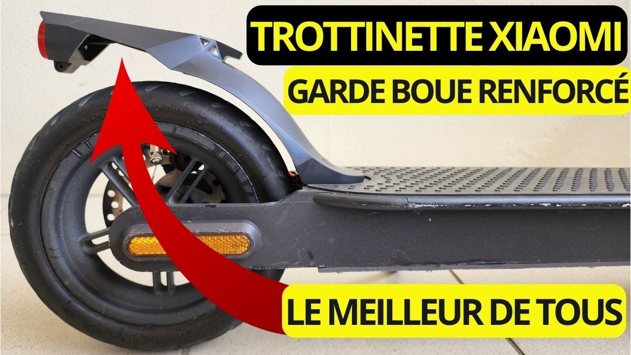 GARDE BOUE ARRIÈRE INCASSABLE : ULTIME PROTECTION XIAOMI PRO 2 ESSENTIAL SCOOTER 3 1S M365