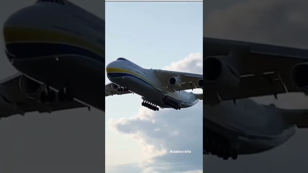 World biggest plane An-225 destroyed in Russian attack 🥺🥺✈️
