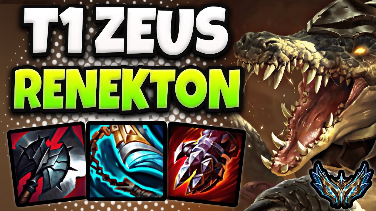 T1 Zeus Renekton vs Warwick [ TOP ] Patch 14.16 Korea Challenger ✅