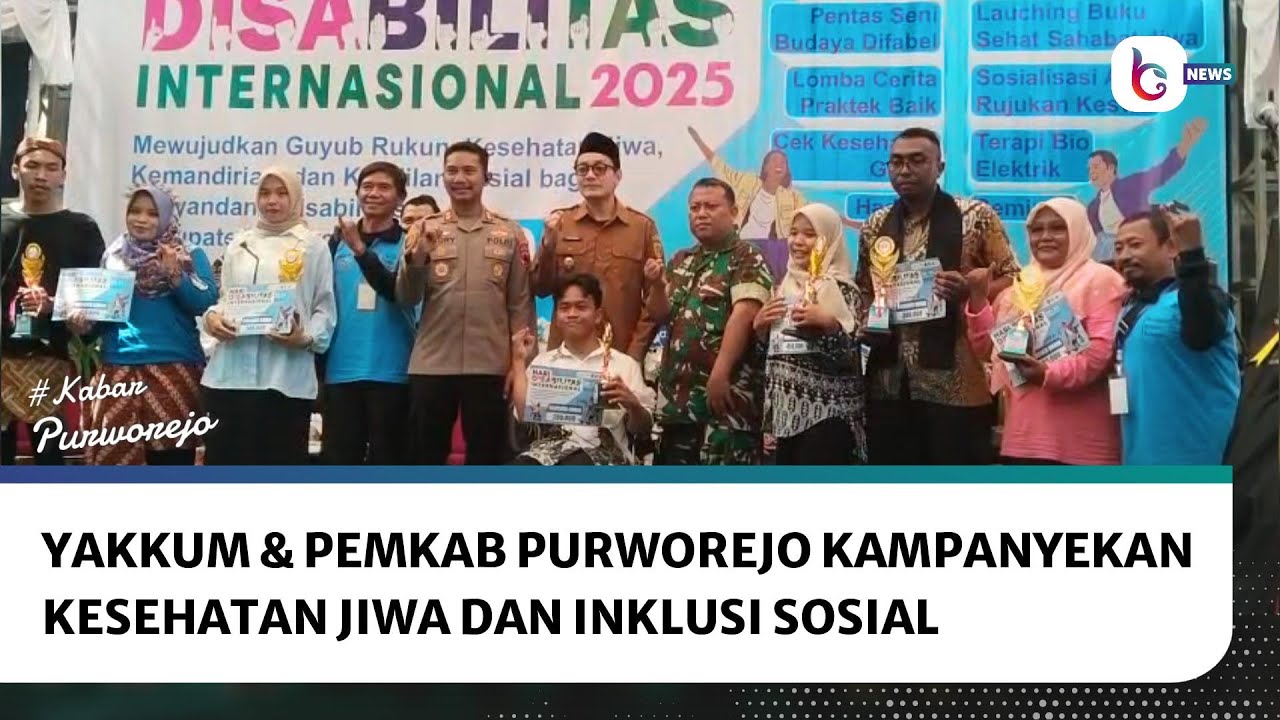 Yakkum dan Pemkab Purworejo Kampanyekan Kesehatan Jiwa dan Inklusi Sosial