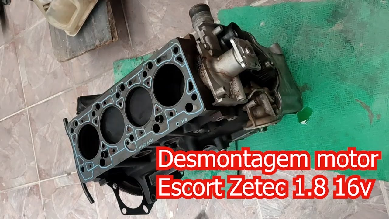 desmontando motor zetec 1 8