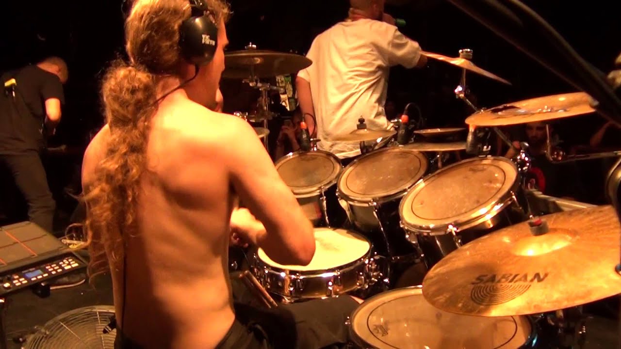 Archspire -Spencer Prewett - Drum Cam Ramona mainstage CA 5/22/15