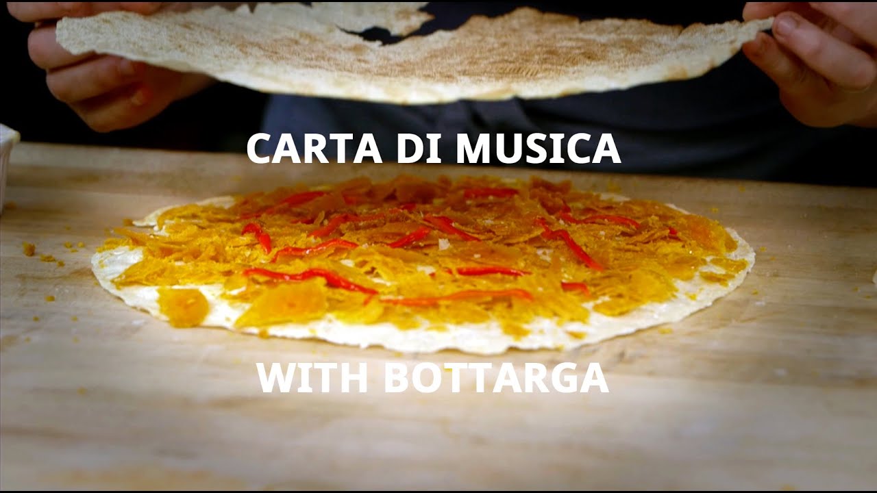 April Bloomfield's Carta Di Musica with Bottarga Recipe