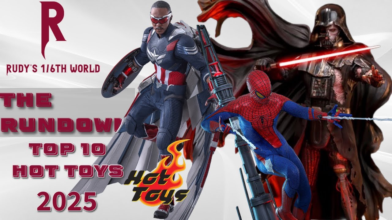 ОБЗОР (ТОП-10 ФИГУРОК HOT TOYS: 2025) #hottoys #sixthscale #mcu