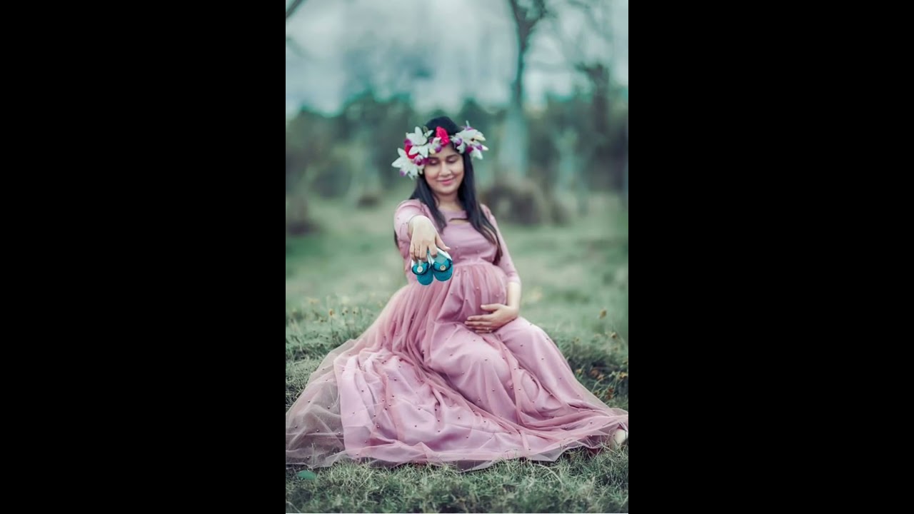 Pregnancy photo shoot ideas 🤰💞 # shorts # photo pose