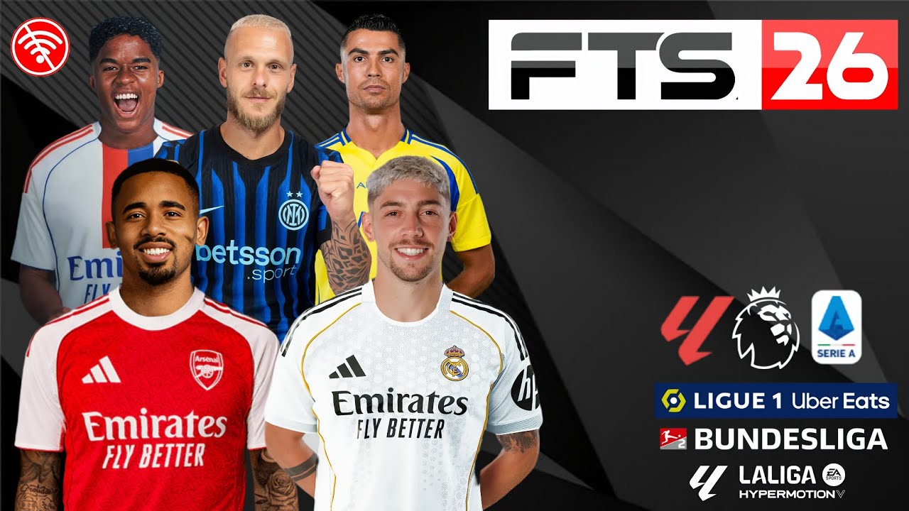 FTS 2026 MOBILE™ NEW UPDATE 300 MB LATEST KITS, TRANSFERS & REAL FACES 2025/26 HD GRAPHICS