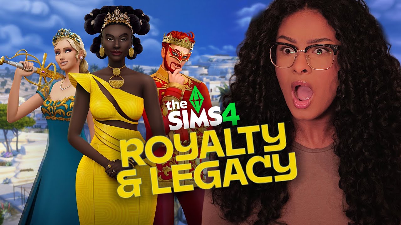 Реакция на трейлер игрового процесса The Sims 4: Royalty & Legacy!