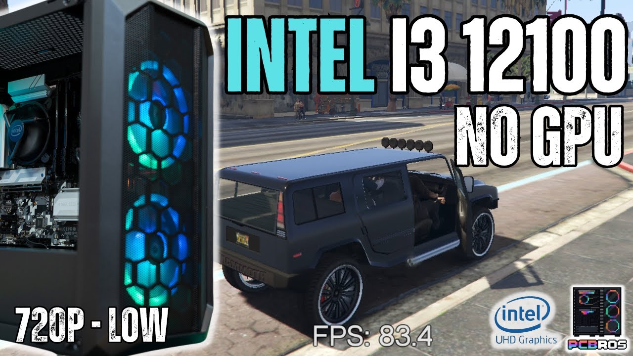Intel i3 12100 NO GPU Benchmarks (4 Games Tested) - 2024