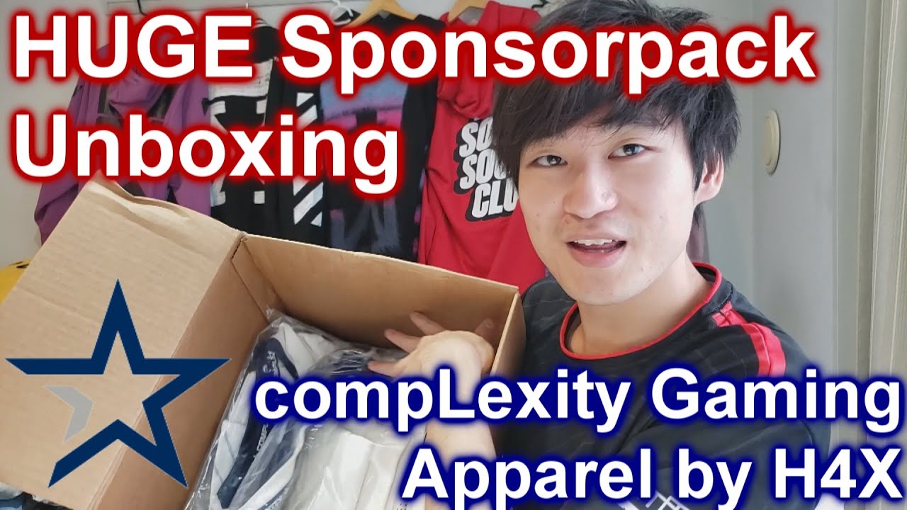 Fashionable Esports Merch?!? | compLexity Gaming & H4X Apparel Sponsor Pack Unboxing