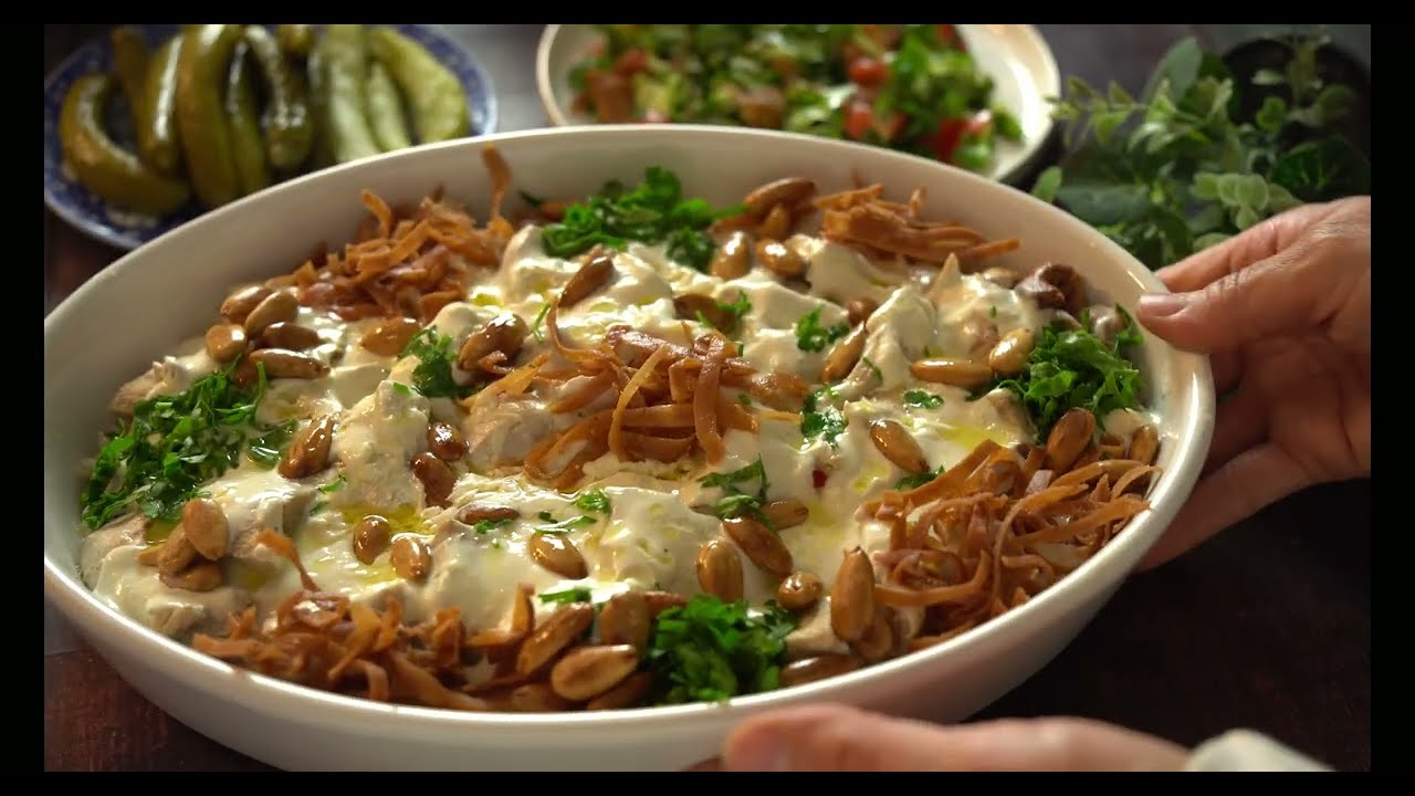 اطيب وألذ فتة دجاج مع الارز  على طريقتي.عليها الطلب برمضان ✨🌛لو بعملها كل يوم ما بملو منها😅