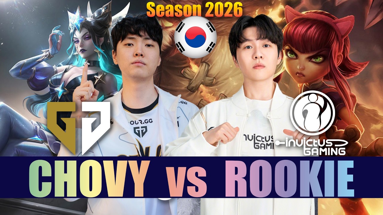 GEN Chovy vs IG Rookie - Chovy SYNDRA vs Rookie ANNIE Mid - Patch 26.17 KR Ranked | lolrec