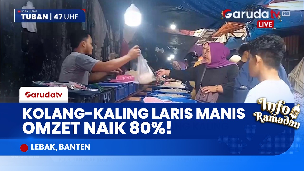 Berkah Ramadan! Penjualan Kolang-Kaling di Lebak Melejit, Omzet Pedagang Naik 80 Persen