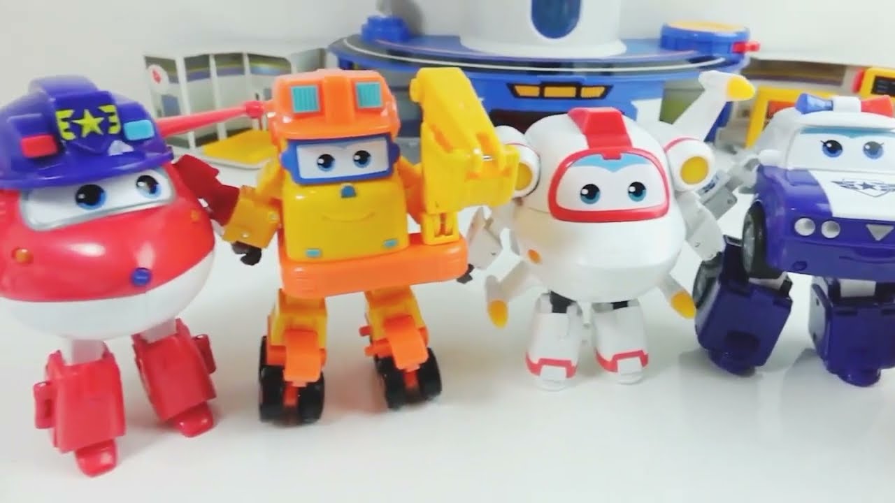 Super Wings Giant Hogi Airplane Robot Toys | super super wings big robot | super wings robot toys