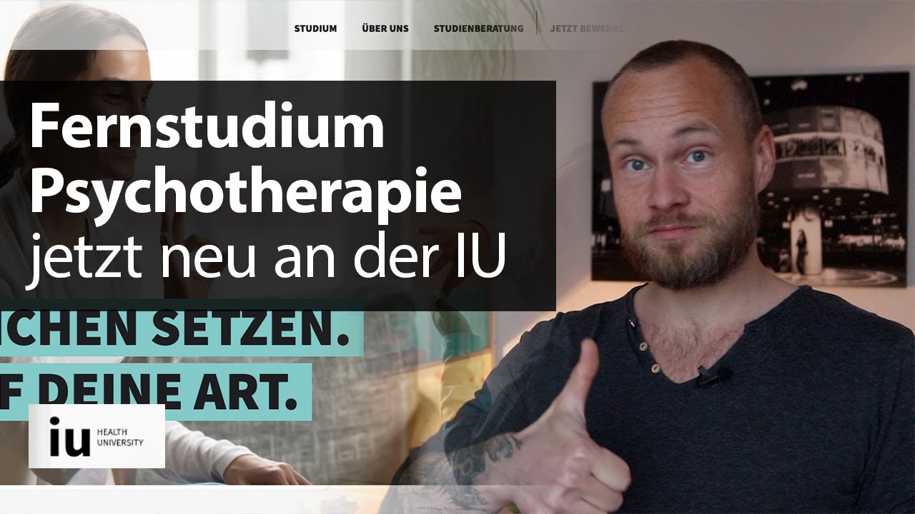 News: Psychotherapie jetzt im Fernstudium an der IU Health University!