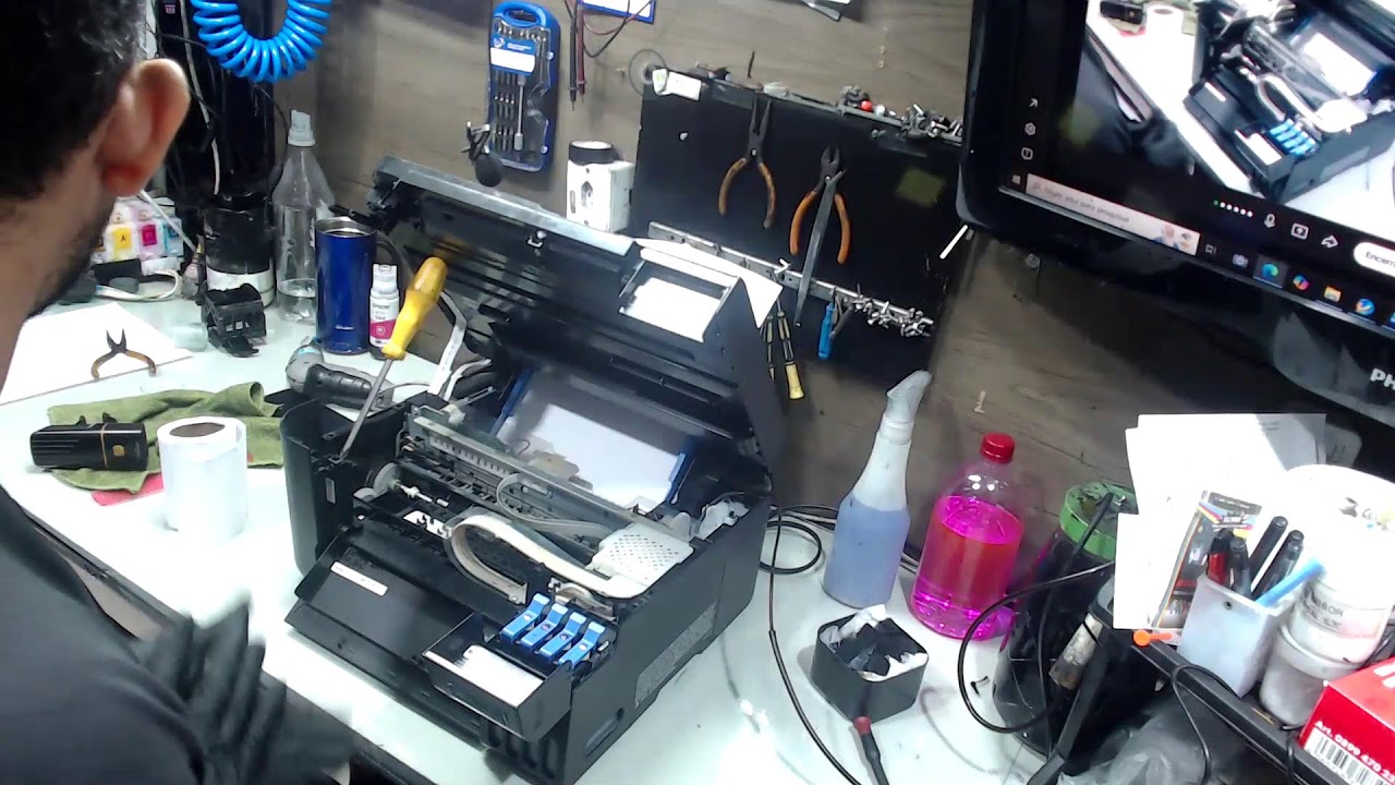 (120225) Live Manutenção de impressoras Hj só Epson