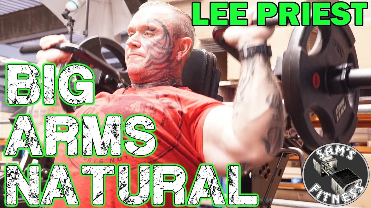 LEE PRIEST Building BIG BICEPS for NATURAL BODYBUILDERS!