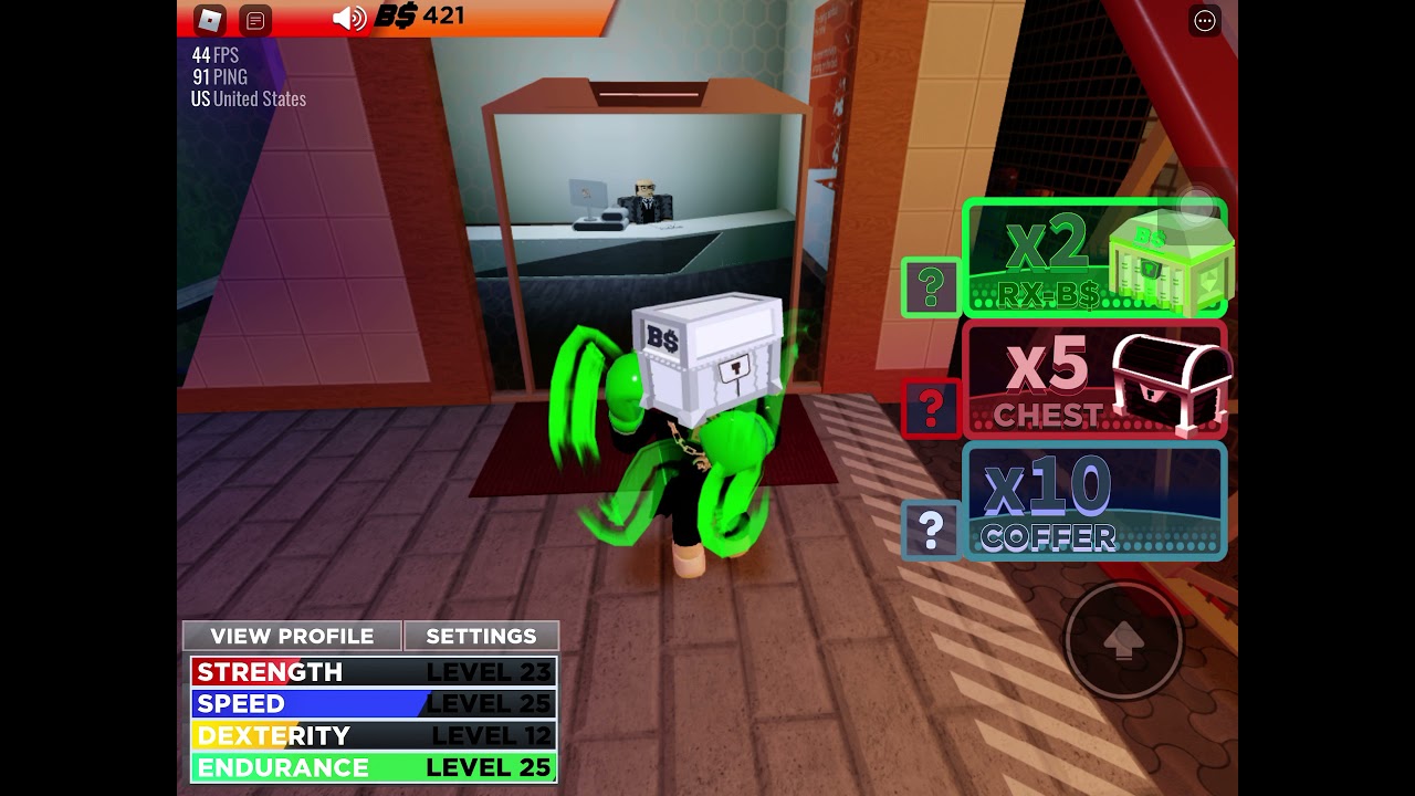 UNBOXING CRATES IN ROBLOX BOXING LEAGUE