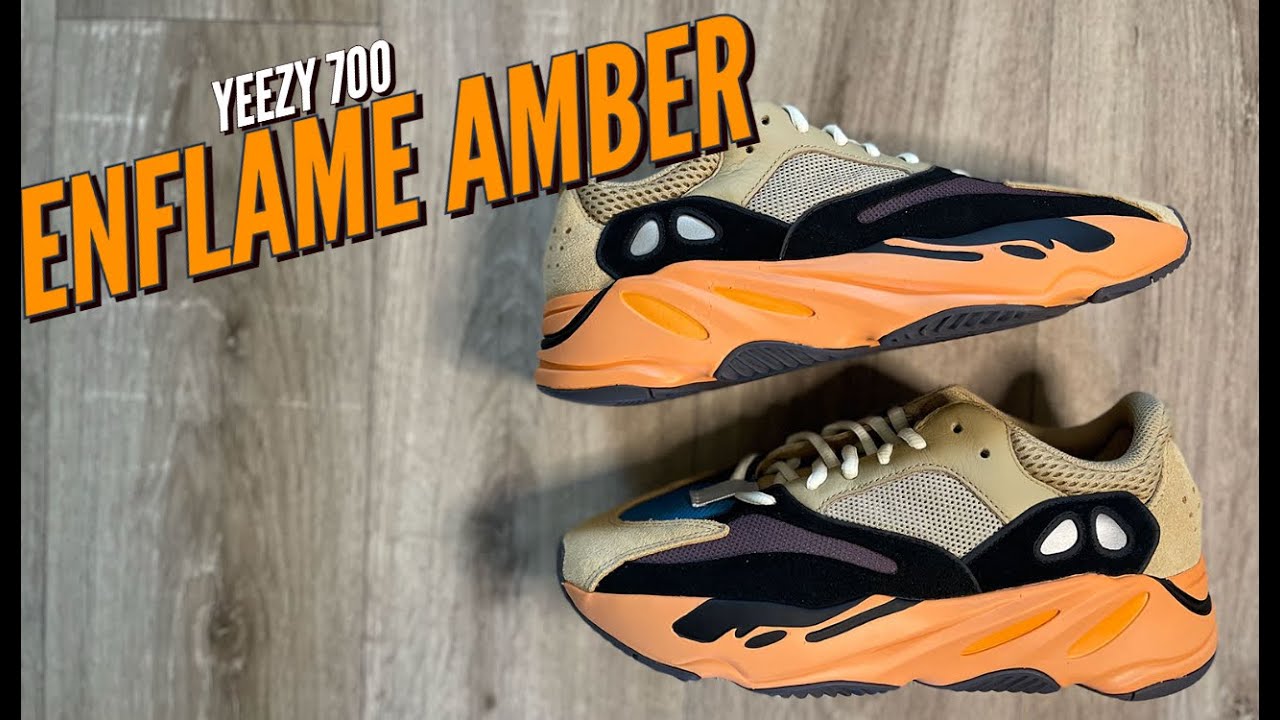 THE YEEZY 700 ENFLAME AMBER IS INSANE!