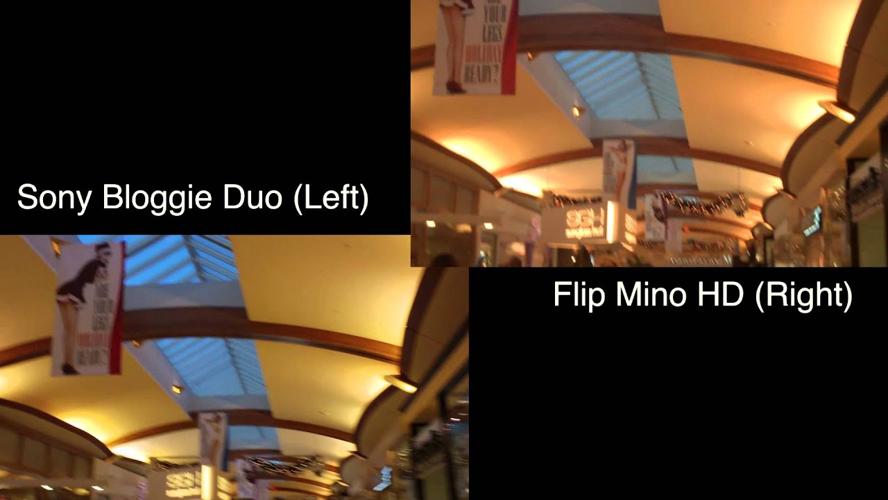 Sony Bloggie Duo Testing and Comparisons