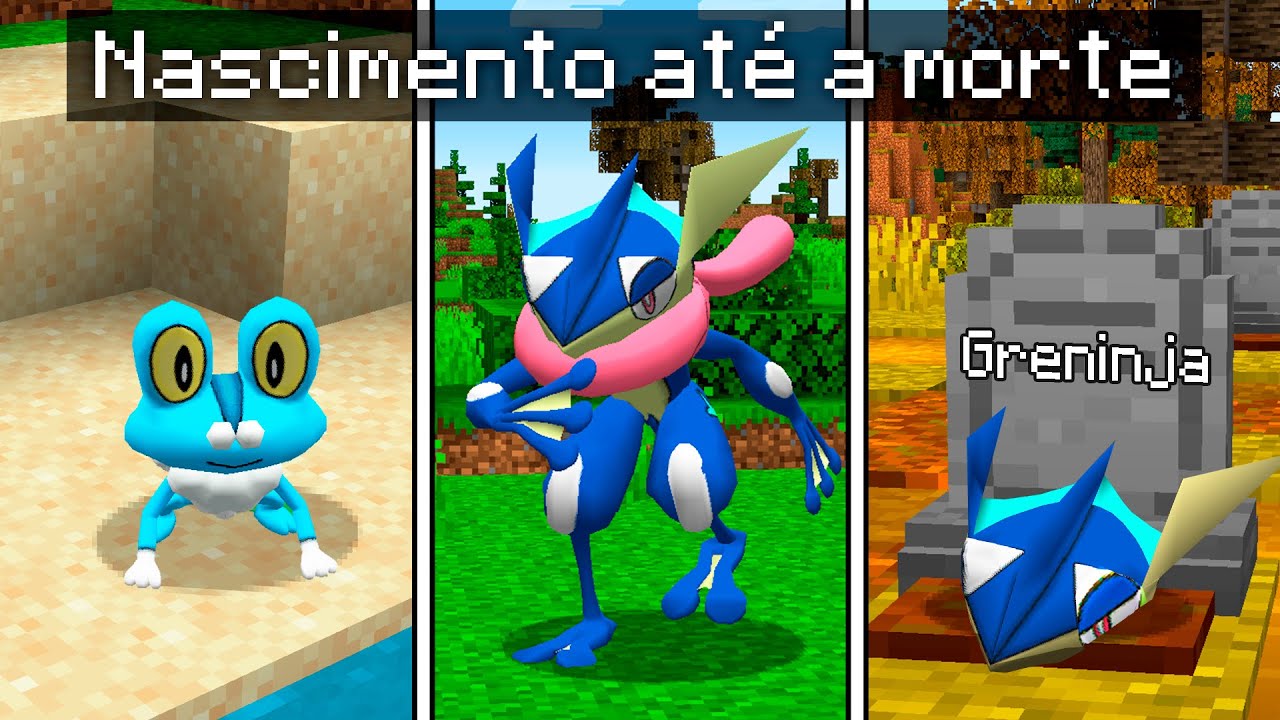 CICLO DE VIDA POKÉMON NO MINECRAFT PIXELMON!