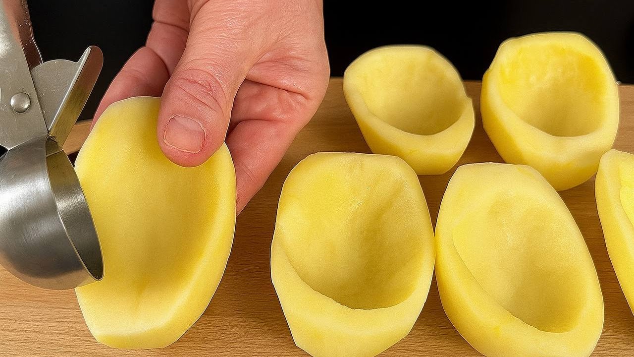 I have never eaten tastier potatoes! Quick and easy potato dinner
