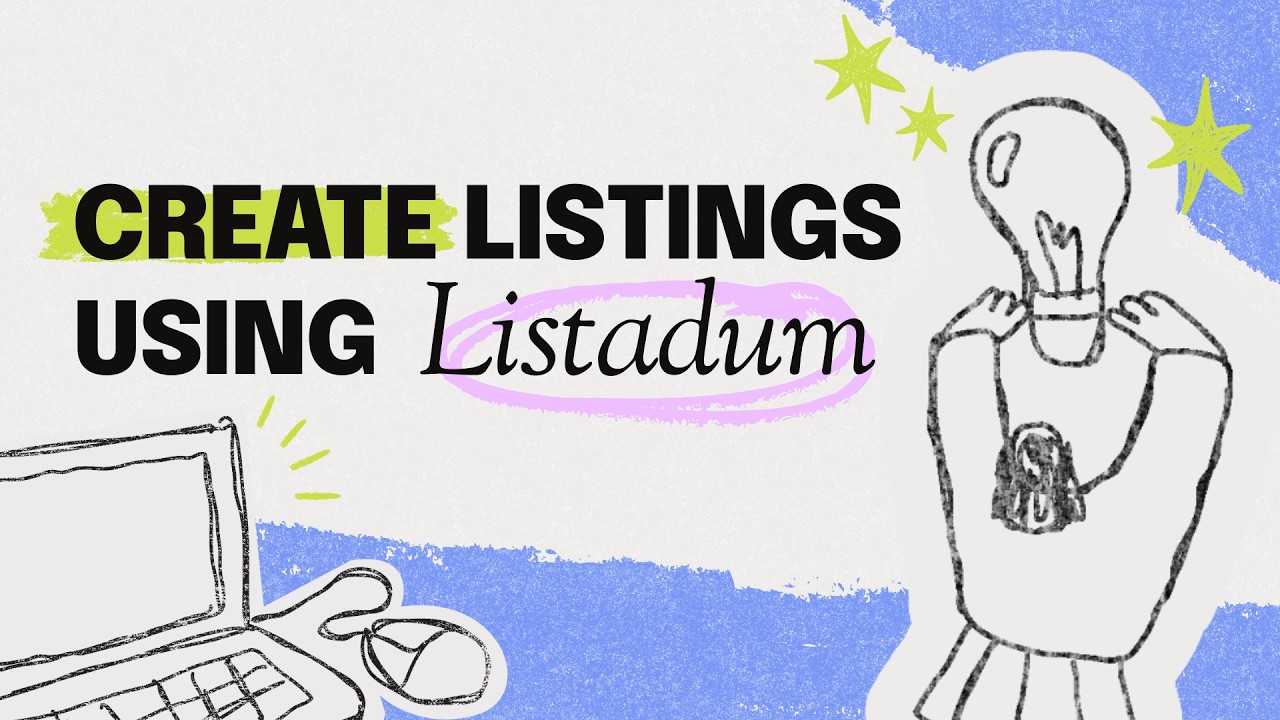 18. How to CREATE LISTINGS with Listadum