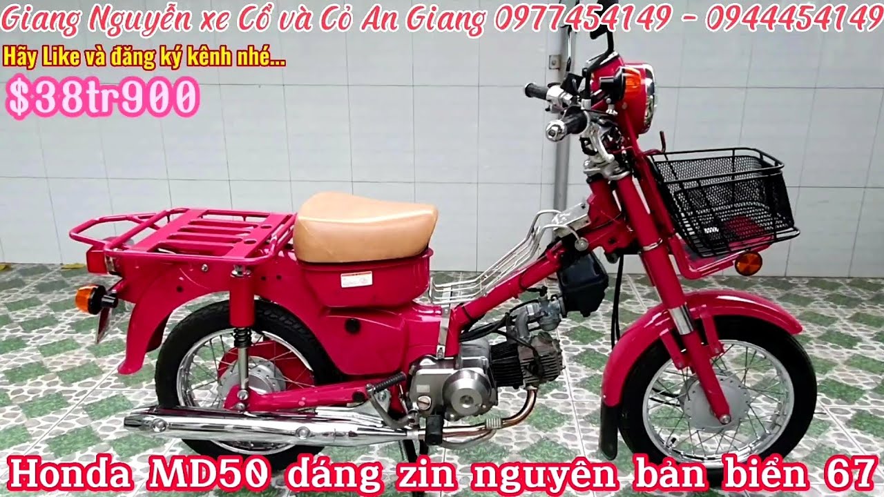 Honda MD50 dáng zin máy đc làm lại ngon im dàn long sạch đẹp nhiều phụ tùng zin biển67 đã ra 5số nhé