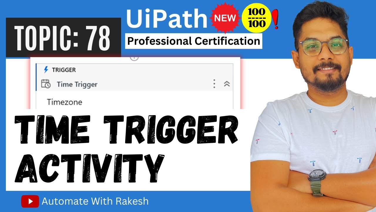 Exploring UiPath Time Triggers | Time Trigger Activity in UiPath Studio