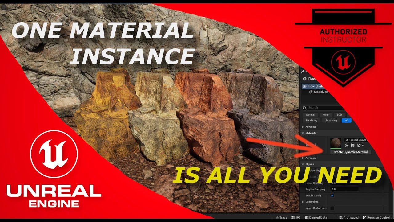 Dynamic Material Instances Per Actor, Pro Tip!