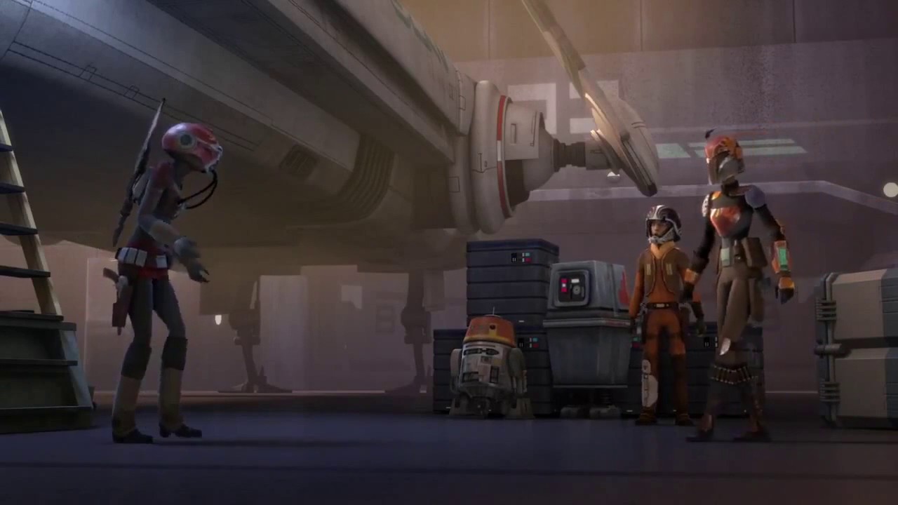 Sabine vs Ketsu Cowgirls Duel (Star Wars Rebels Clip)