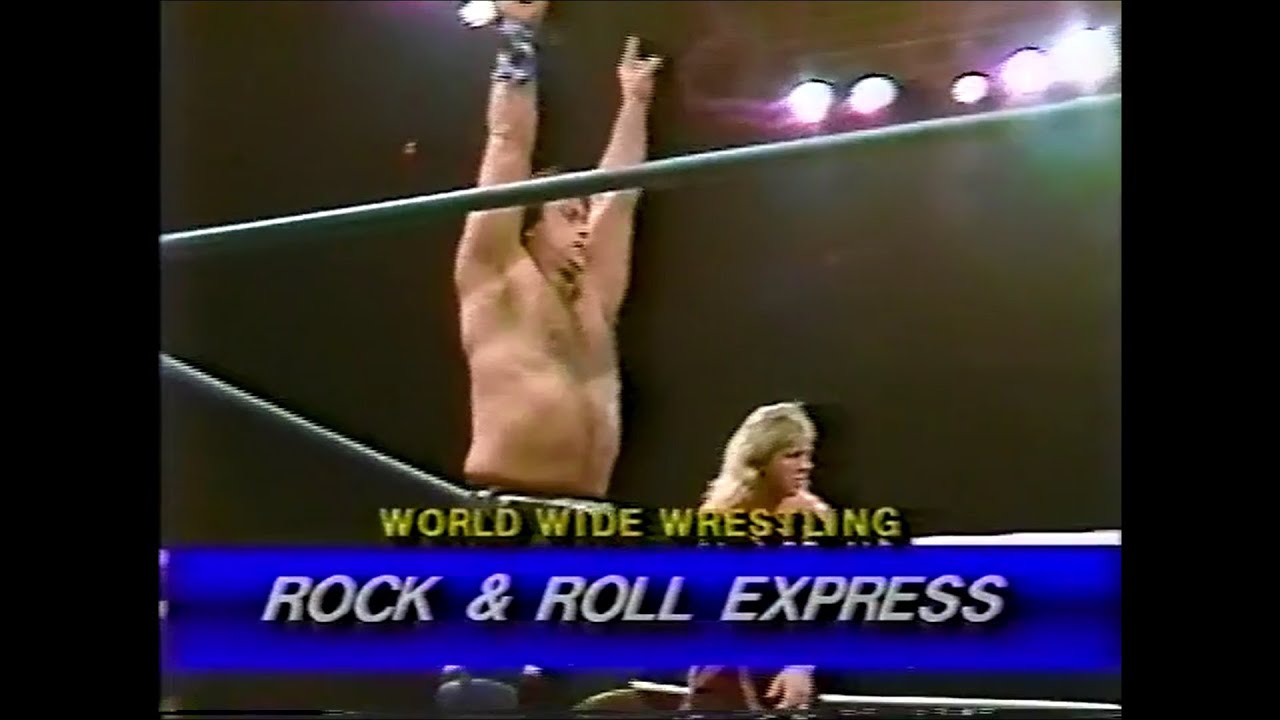 Rock & Roll Express vs Manny Fernandez & Rick Rude   Worldwide Dec 20th, 1986