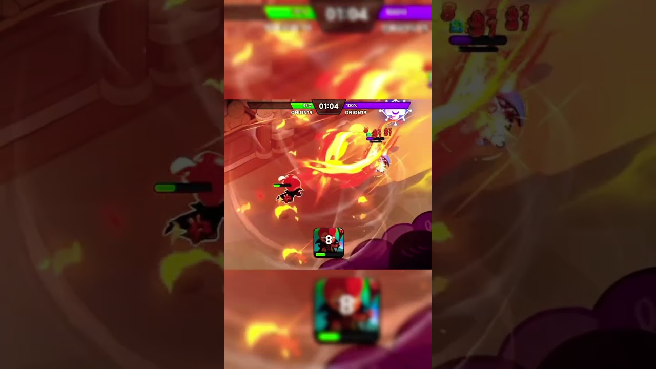 Fire Spirit Cookie 🔥 vs Shadow milk Cookie 🥛🔷 