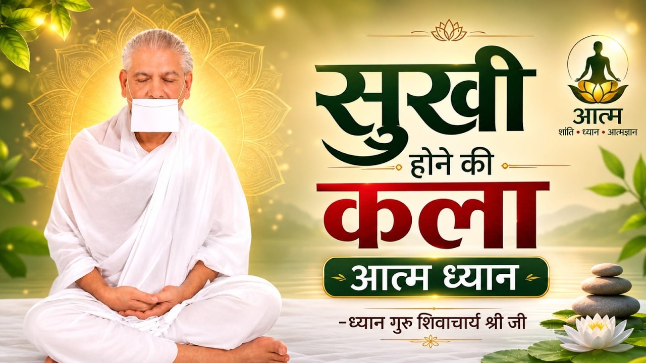 EP-01 सुखी होने की कला आत्म ध्यान -ध्यान गुरु शिवाचार्य श्री जी