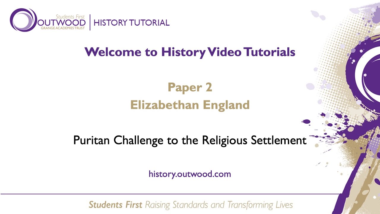 Puritan Challenge to the Religious Settlement