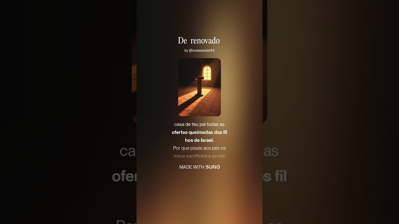 2 de renovado trap Bíblia cantada 1samuel 2 : 19 - 36 