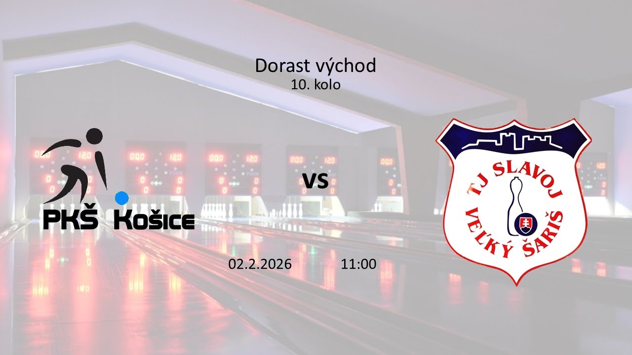 PKŠ Košice vs. TJ Slavoj Veľký Šariš - Dorast východ 10.kolo