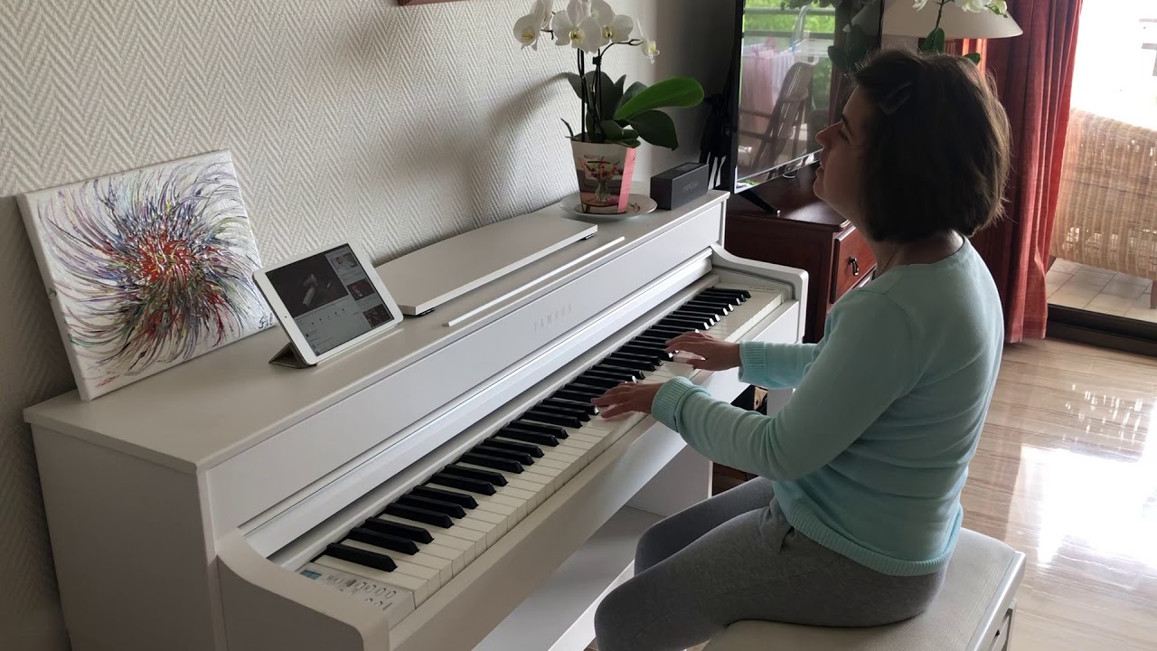 Mozart Concerto 27, Dzyuba Yuliya au piano, l&rsquo;orchestre enregistr&eacute;