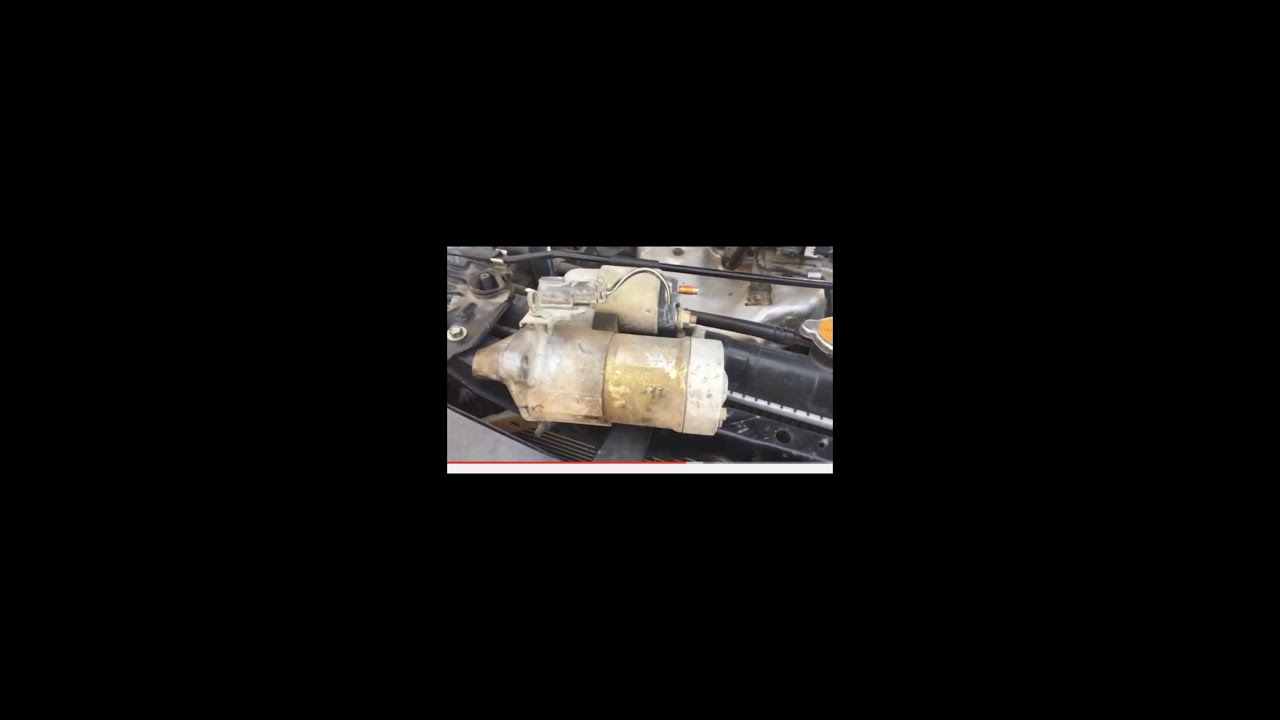 Sentra 06 1.8 Starter replace